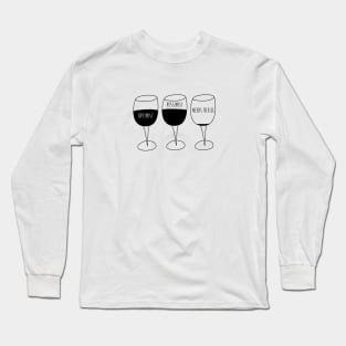 Wine Glasses Long Sleeve T-Shirt